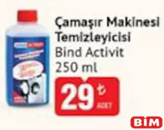 BİND ACTİVİT ÇAMAŞIR MAKİNESİ TEMİZLEYİCİSİ 250 ML